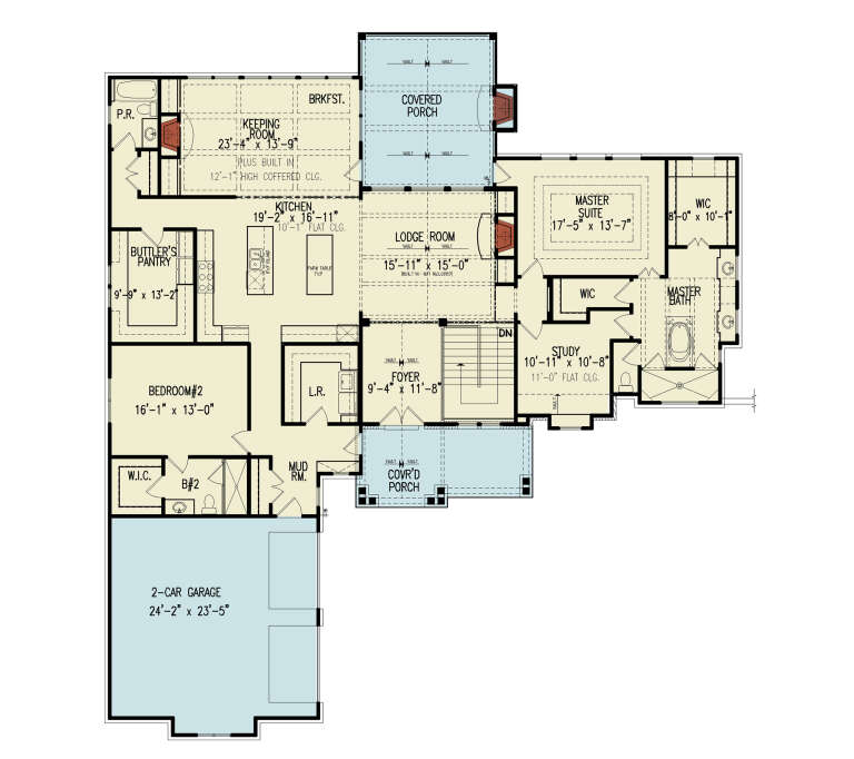 House Plan House Plan #28802 Drawing 1