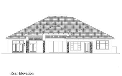 Coastal House Plan #207-00109 Elevation Photo