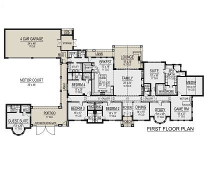 Main Floor  for House Plan #5445-00500