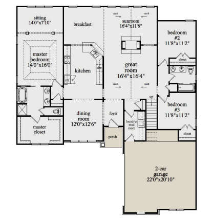 Main Floor  for House Plan #5458-00083