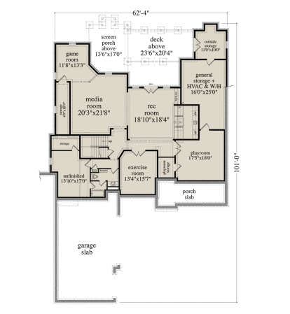 Basement for House Plan #957-00084