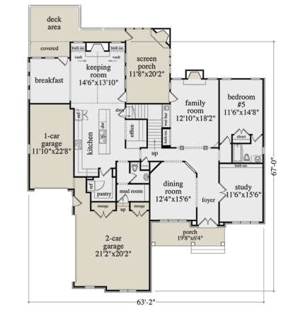 Main Floor  for House Plan #957-00086