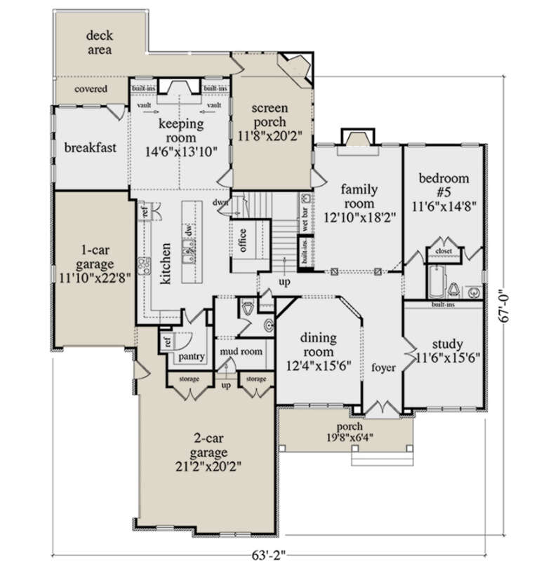 House Plan House Plan #28808 Drawing 1