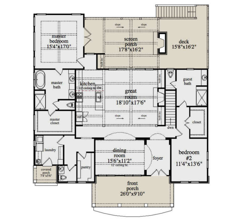 House Plan House Plan #28809 Drawing 1