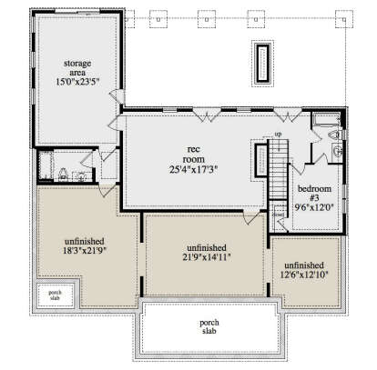 Basement for House Plan #957-00087