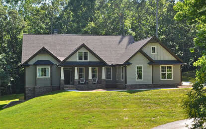 House Plan House Plan #28810 Angled Front Elevation