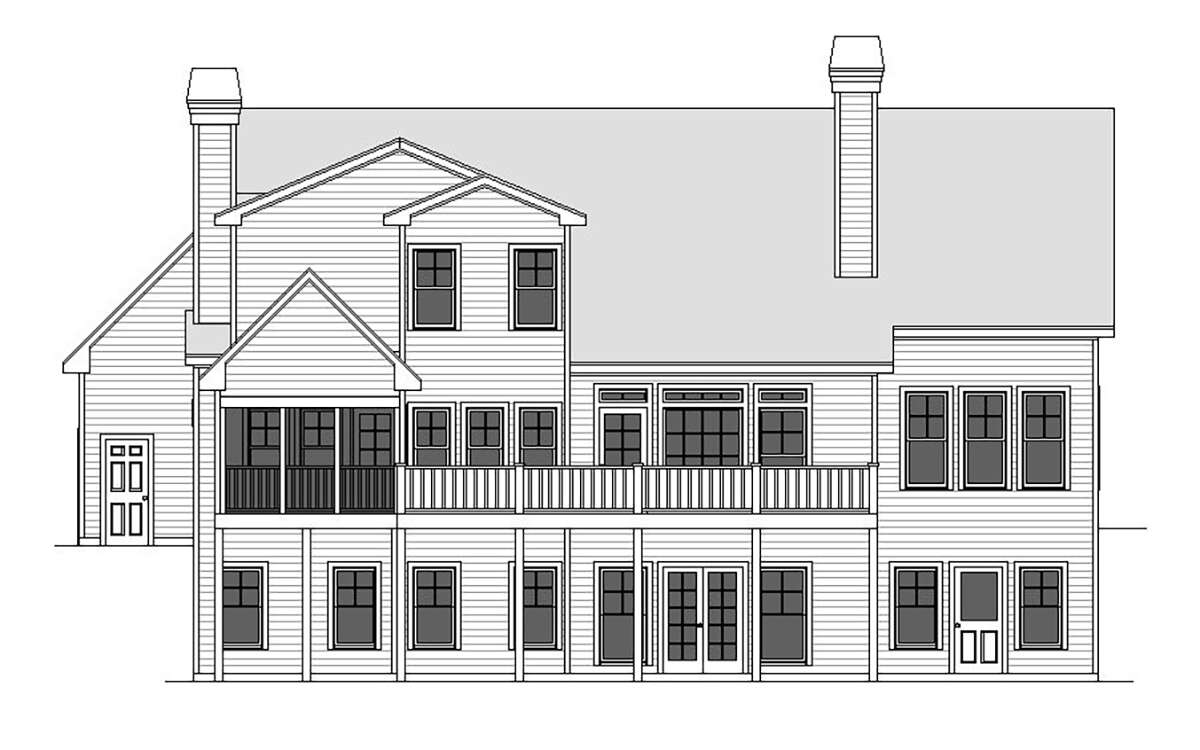 Craftsman House Plan #957-00088 Elevation Photo