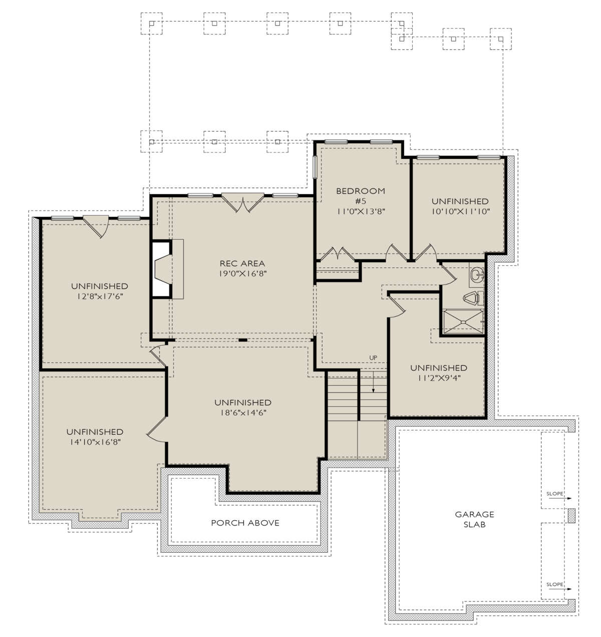 Basement for House Plan #957-00088