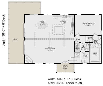 Main Floor  for House Plan #940-00737