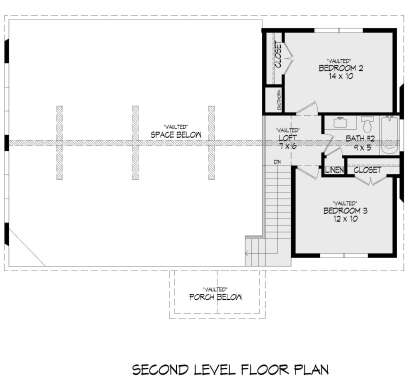 Second Floor for House Plan #940-00737
