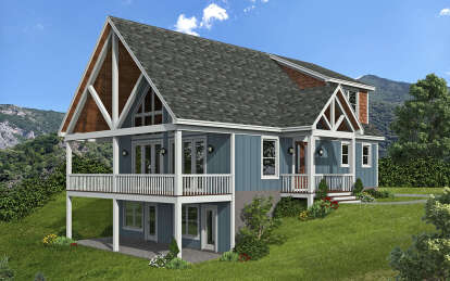 Mountain House Plan #940-00738 Elevation Photo