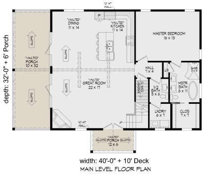 Main Floor  for House Plan #940-00738