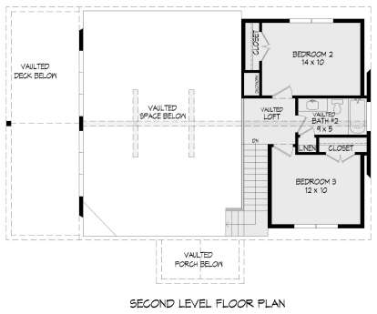 Second Floor for House Plan #940-00738