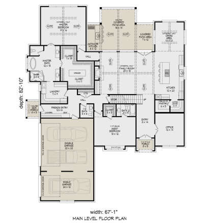 House Plan House Plan #28813 Drawing 1