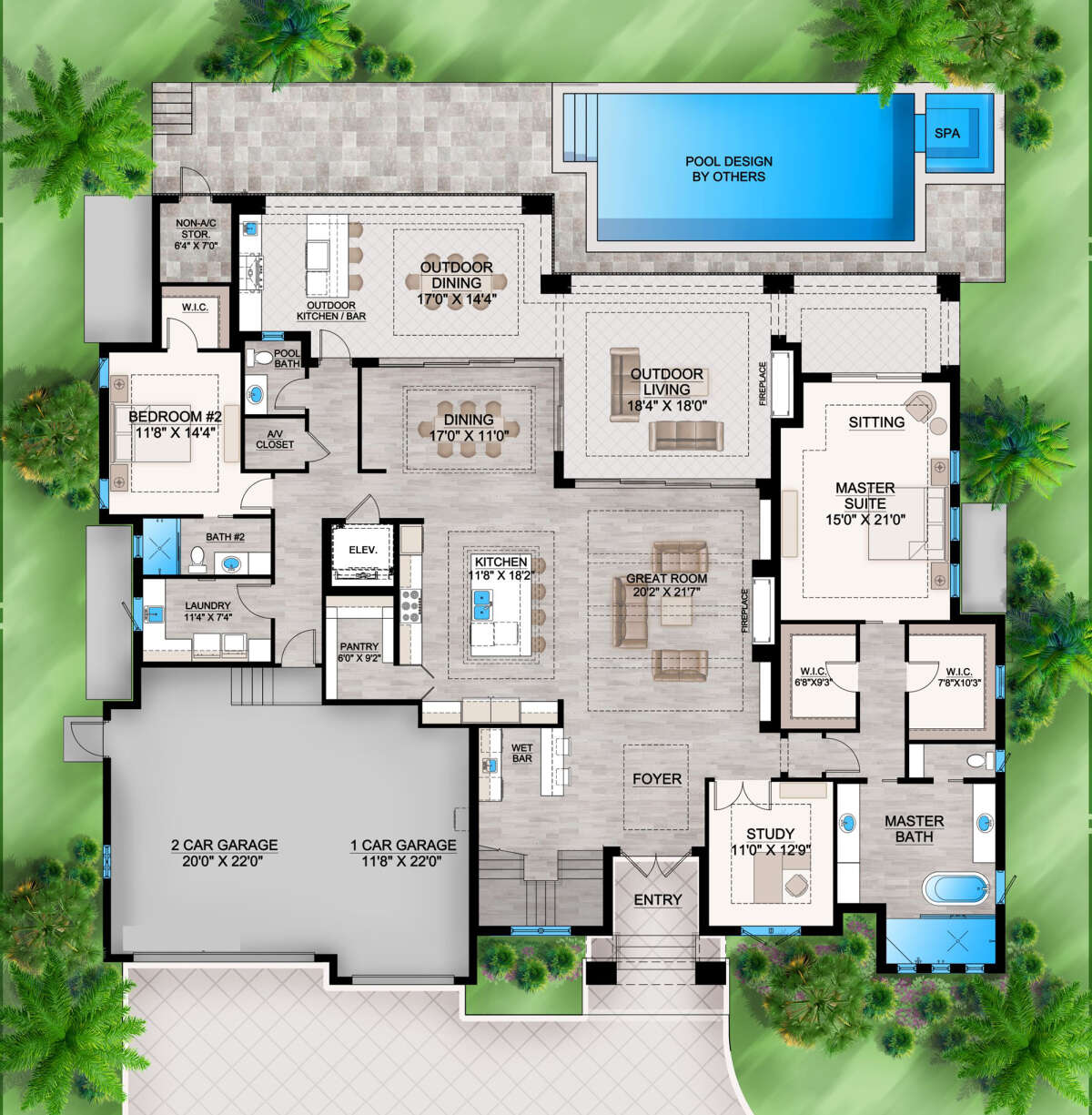 Main Floor  for House Plan #207-00111