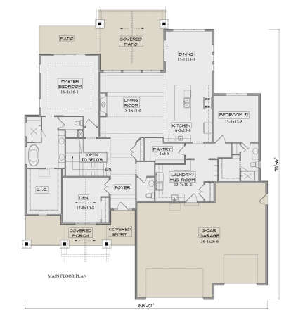 House Plan House Plan #28818 Drawing 1