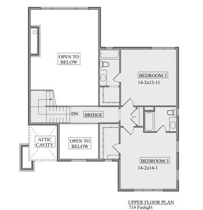 Second Floor for House Plan #5631-00217