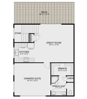 Second Floor for House Plan #2802-00197