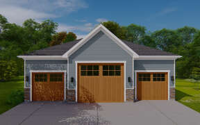 Craftsman House Plan #2802-00198 Elevation Photo