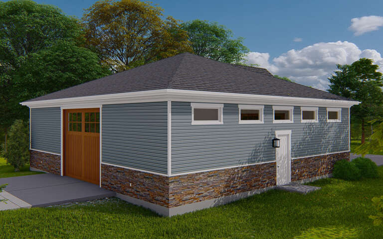 Craftsman House Plan #2802-00198 Elevation Photo