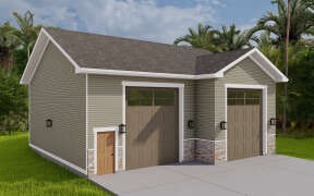 Craftsman House Plan #2802-00199 Elevation Photo
