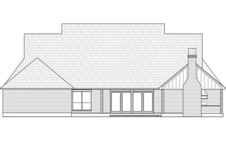 Modern Farmhouse House Plan #4534-00093 Elevation Photo