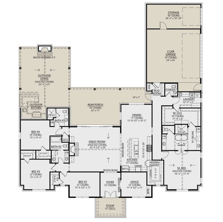 House Plan House Plan #28826 Drawing 1
