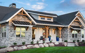 Craftsman House Plan #5631-00218 Elevation Photo