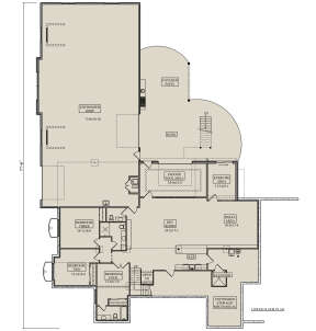 Basement for House Plan #5631-00218