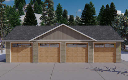 Craftsman House Plan #2802-00201 Elevation Photo