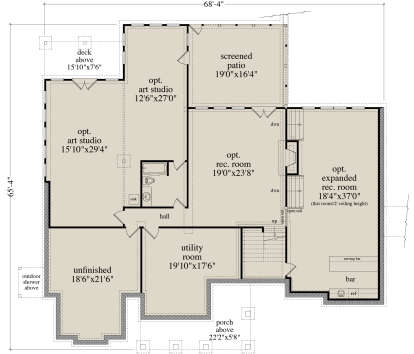 Basement for House Plan #957-00089