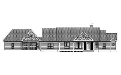 Country House Plan #957-00090 Elevation Photo