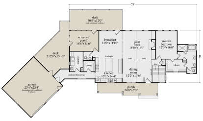 Main Floor  for House Plan #5458-00090