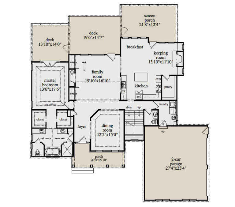 House Plan House Plan #28832 Drawing 1