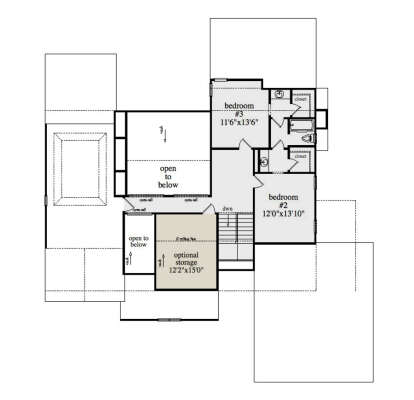 Second Floor for House Plan #957-00092