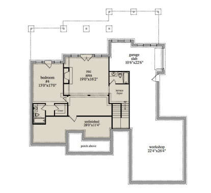 Basement for House Plan #957-00092