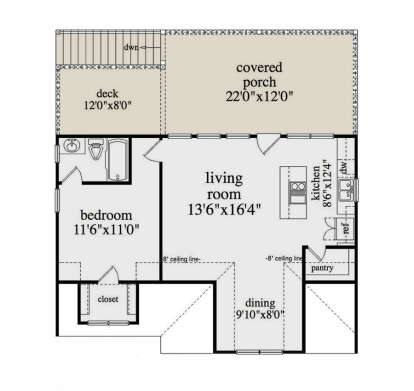 Second Floor for House Plan #957-00093