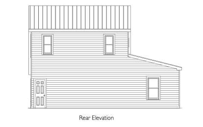 Contemporary House Plan #5458-00094 Elevation Photo