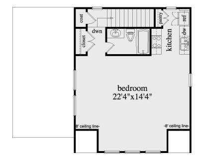 Second Floor for House Plan #5458-00094
