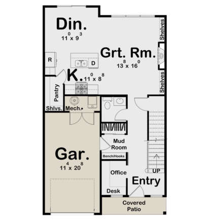 Main Floor  for House Plan #963-00752