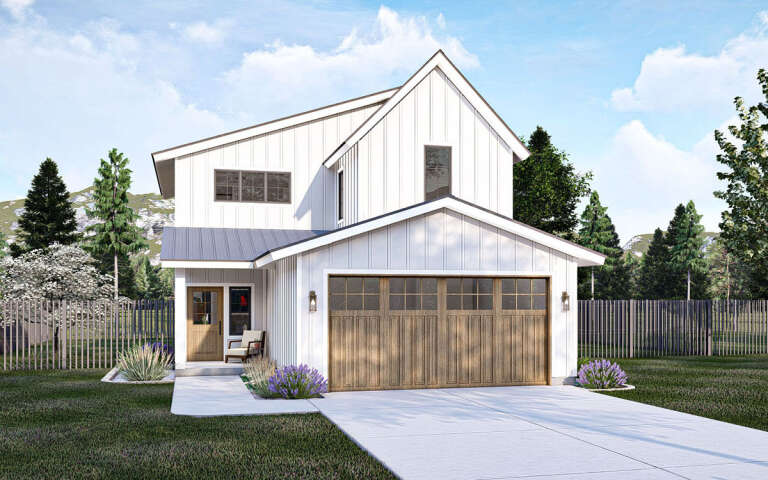 House Plan House Plan #28837 Angled Front Elevation