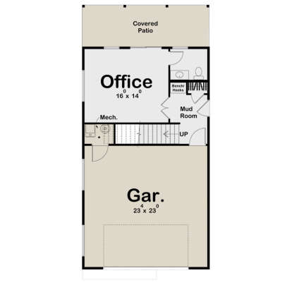 First Floor for House Plan #963-00754