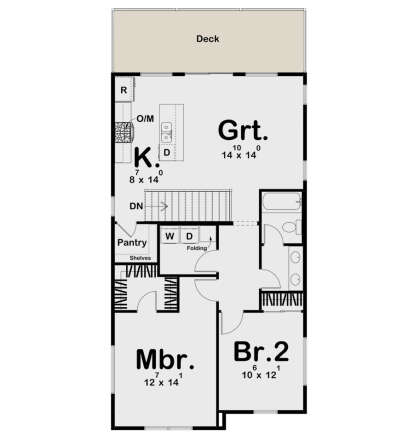 Second Floor for House Plan #963-00754