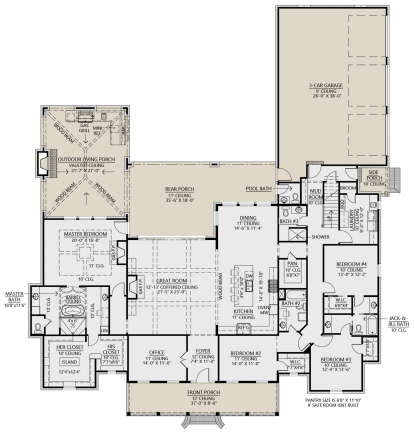 Main Floor  for House Plan #4534-00094