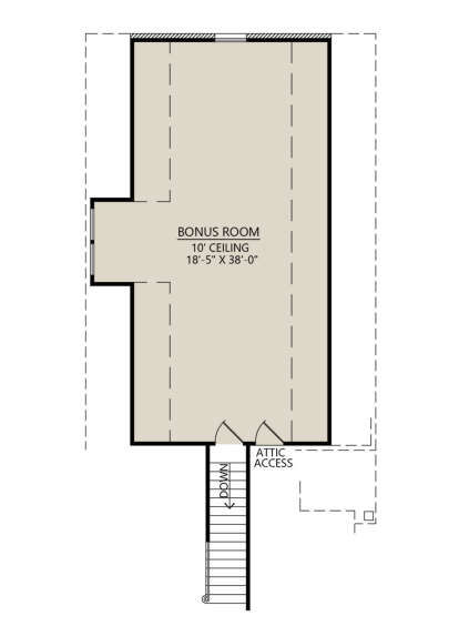 Bonus Room for House Plan #4534-00094