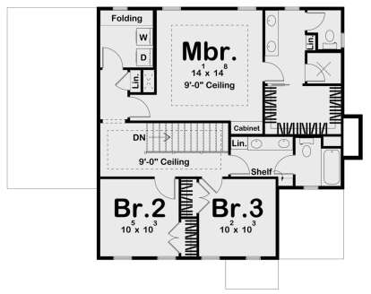 Second Floor for House Plan #963-00755