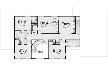 Second Floor for House Plan #963-00756