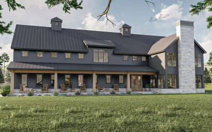 Barn House Plan #963-00757 Elevation Photo