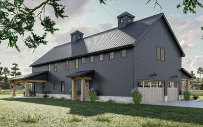 Barn House Plan #963-00757 Elevation Photo