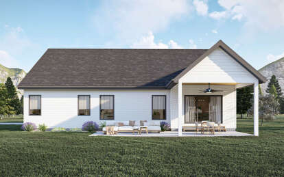 Modern Farmhouse House Plan #963-00758 Elevation Photo